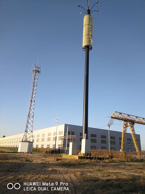 20米五G信號塔安裝