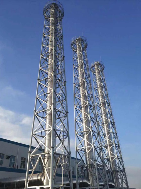 塔架式結構煙囪
